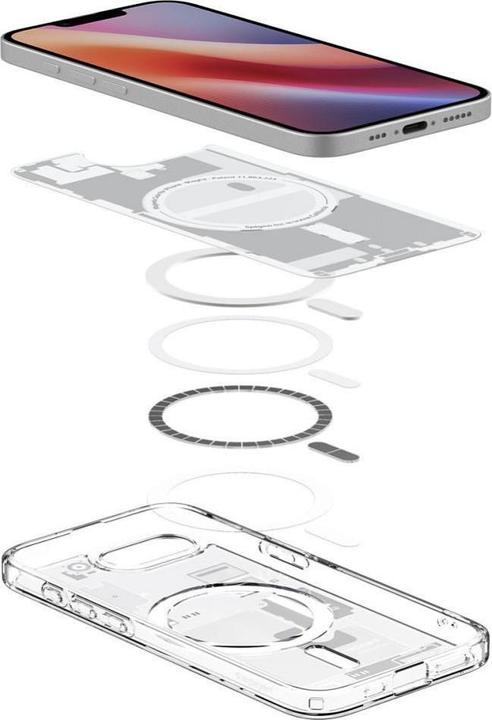 Produktbild Spigen Ultra Hybrid MagSafe Case for iPhone 16e Zero One - White (Apple iPhone 16e)