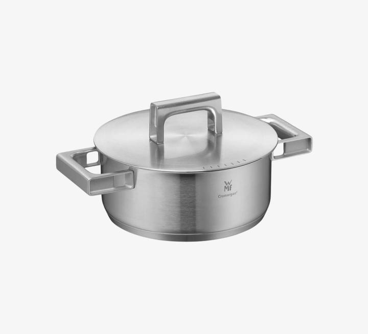 Image du produit WMF Ultimate Cool+ Cocotte avec couvercle, 20 cm (20 cm, Casserole, Acier inoxydable)