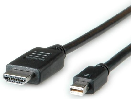 Produktbild Roline Mini DisplayPort — HDMI (Typ A) (2 m, DisplayPort, HDMI, 1.3)