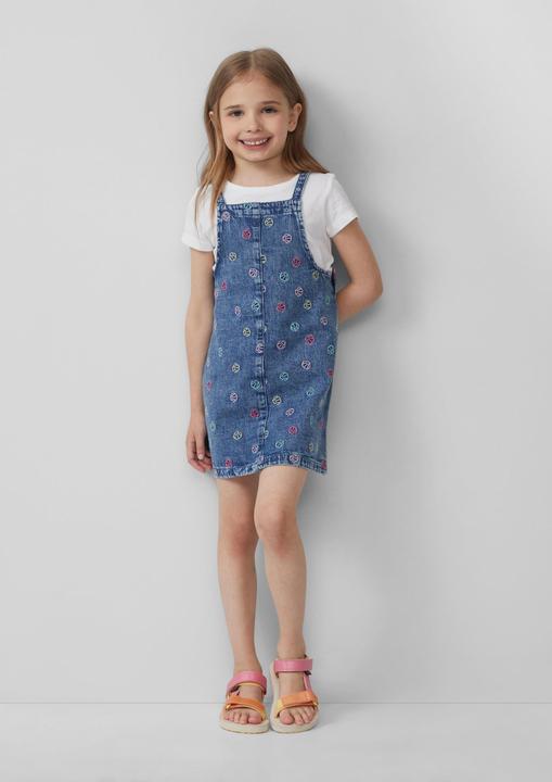 Produktbild S.Oliver Kleid Besticktes Denimkleid mit längenverstellbaren Trägern (104)