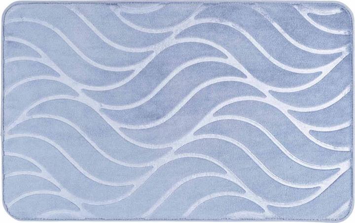 Actual product image Wenko Bath mat Memory Tropic blue (80 x 50 cm)