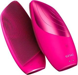 Image du produit Konjac Sponge Soniczna szczoteczka termiczna do twarzy 6w1 Geske z Aplikacją (magenta)