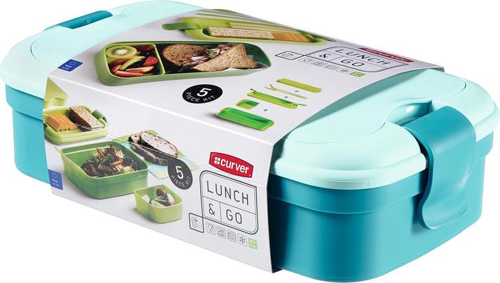 Productafbeelding Curver Lunchbox 'Lunch & go' inkl. Besteck