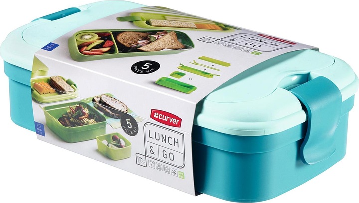 Produktbild Curver Lunchbox 'Lunch & go' inkl. Besteck