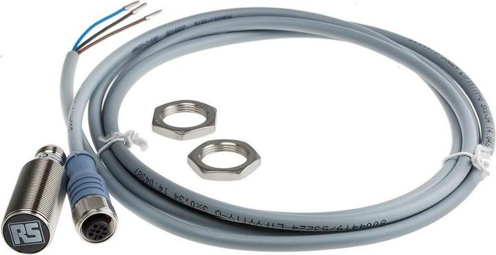 Produktbild RS PRO Induktiver Näherungsschalter M18 bündig (Sensor)