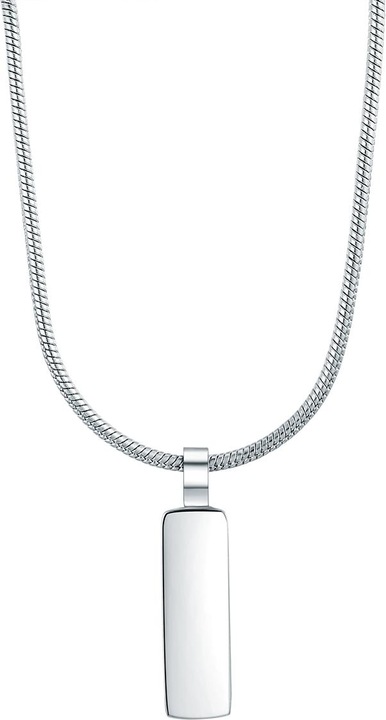 True Rebels Herren Edelstahl Silber 55,0 cm - 34138 (Edelstahl, 55 cm)