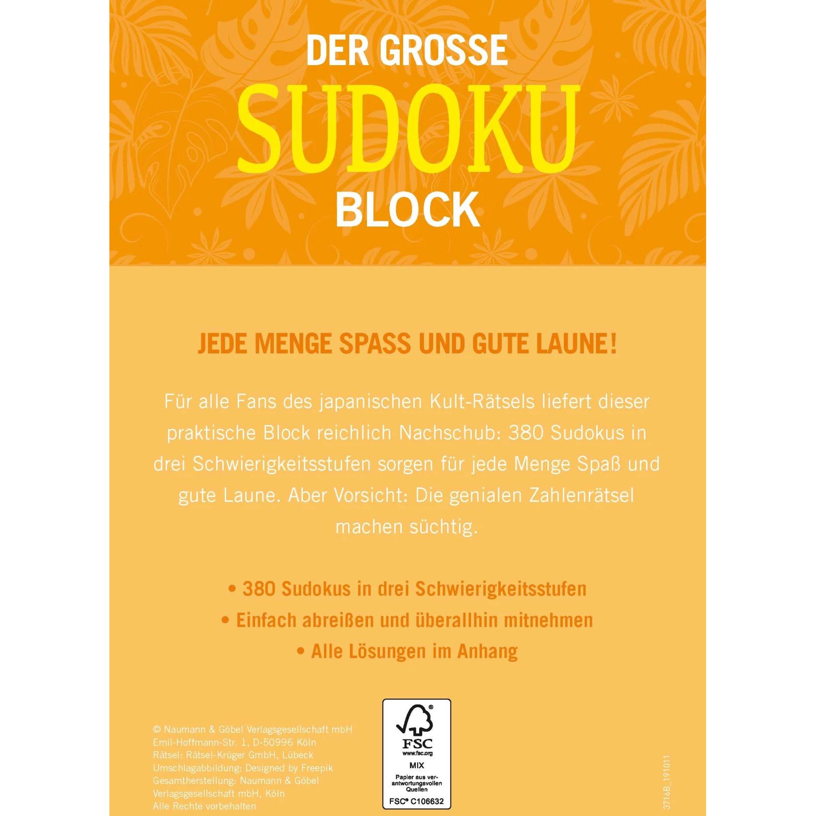 Thumbnail - Der grosse Sudokublock Band 4, Sachbücher