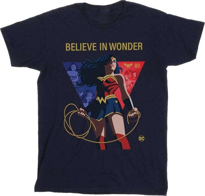 Produktbild Wonder Woman 80th Anniversary Believe In Wonder Pose TShirt (4XL)