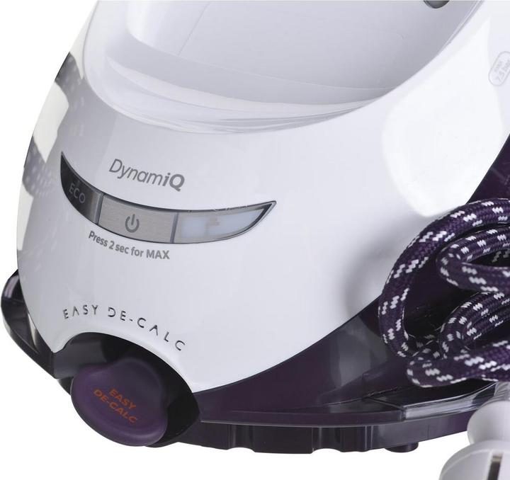 Actual product image Philips GC9660/30 steam ironing station T-ionicGlide soleplate Purple, White (2700 W, 520 g/min)