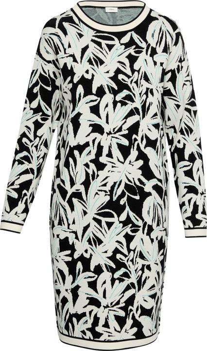 Produktbild s.Oliver Kleid Strickkleid mit Intarsienmuster (32)