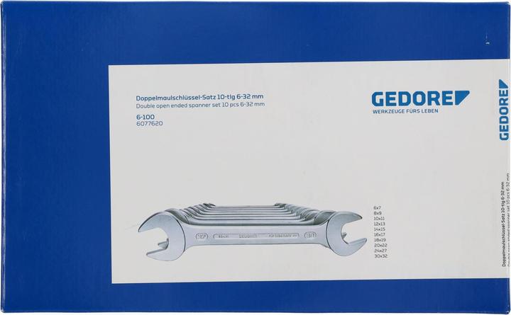 Image du produit Gedore Jeu de clés à fourche double 10e (32 mm)