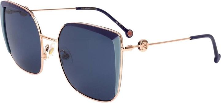 Actual product image Carolina Herrera Her 0111/S Glasses Blue Azure 57 for Women