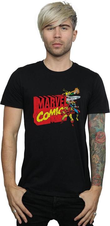 Actual product image Mens Vintage Logo Blast T-Shirt (M)