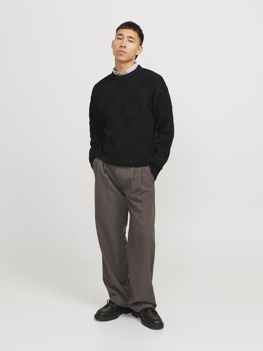 Actual product image Jack & Jones Checked knitted jumper Knitted jumper (XXL)