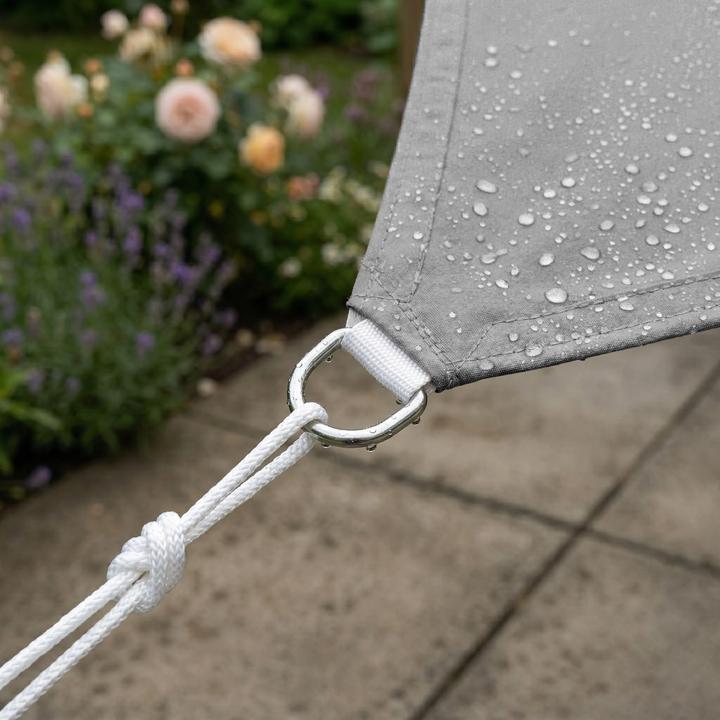Actual product image Relaxdays Grey Rectangular Awning (200 x 300 cm)