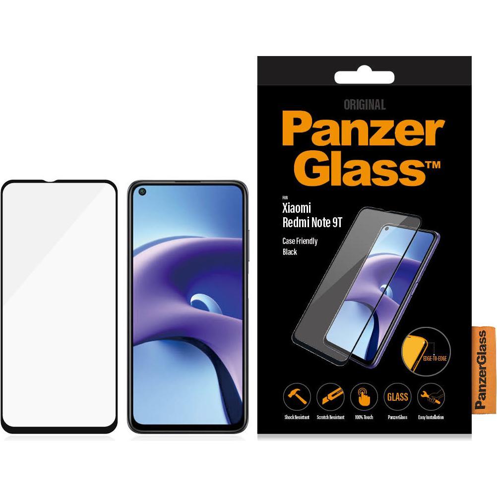 PanzerGlass 8038 Mobiltelefon-Bildschirmschutzfolie Xiaomi (1 Stück, Xiaomi Redmi Note 9T), Smartphone Schutzfolie, Tran...