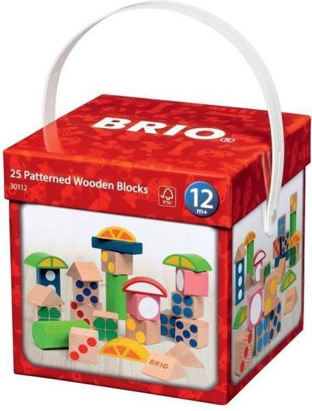Produktbild Brio 25 Patterned Wooden Blocks