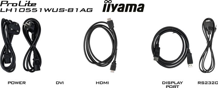 Actual product image iiyama LFD ProLite LH10551UWS-B1AG (5120 x 2160 pixels, 104.70")
