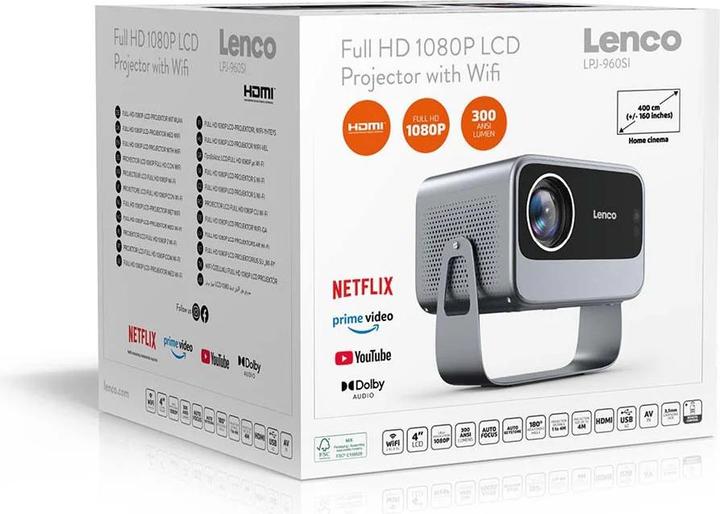 Produktbild Lenco LPJ-960SI (Full HD, 300 lm)
