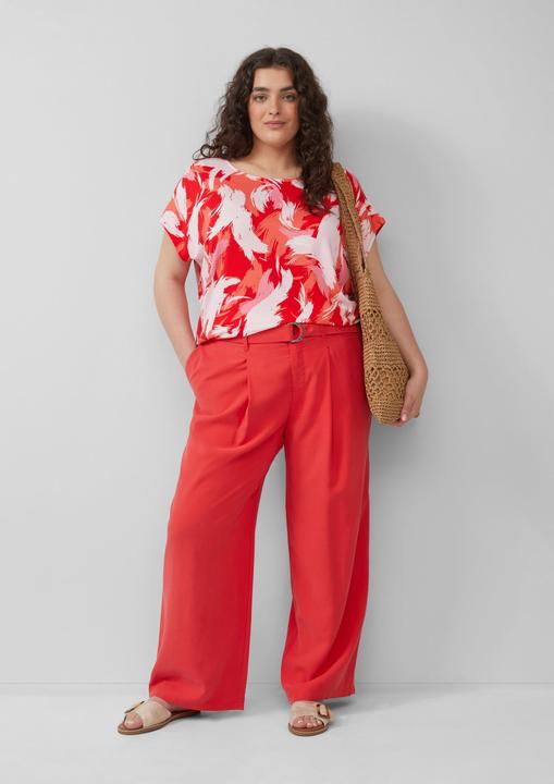 Image du produit S.Oliver Hose Wide-Leg-Hose aus Viskosemix mit Stoffgürtel (44)