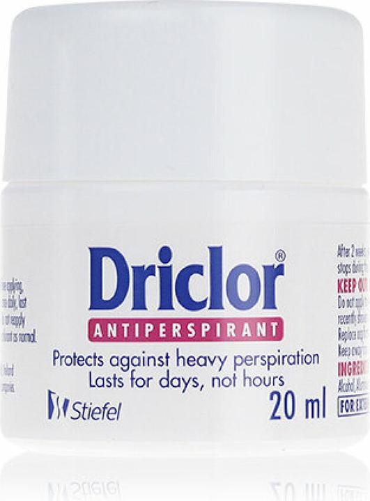 Actual product image Driclor Antiperspirant (Roll-on, 20 ml)