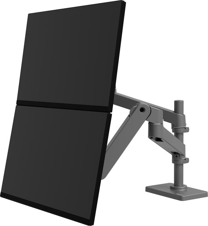Actual product image Ergotron LX PRO ARM DUAL DISPLAY STACKING darkgrey (Table, 27", 10 kg)