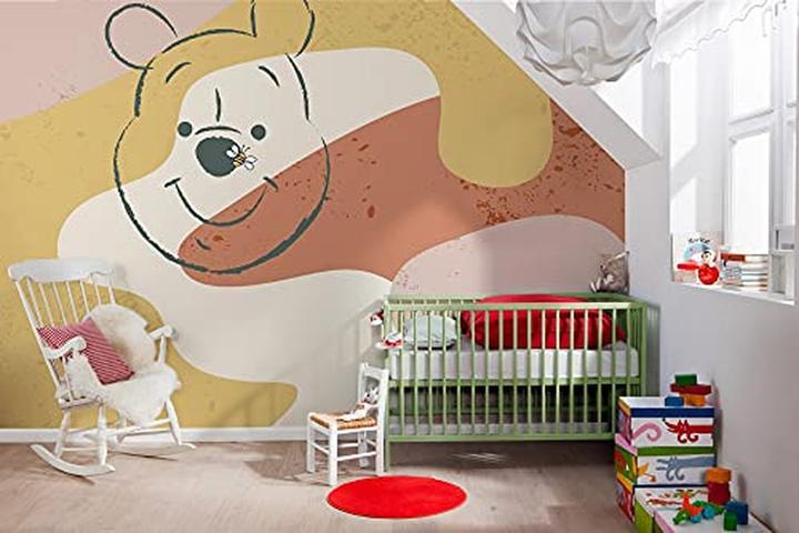 Komar Non-woven Into Adventure Winnie the Pooh Bee 8-panel wallpaper 400 x 280 cm (400 x 280 cm)