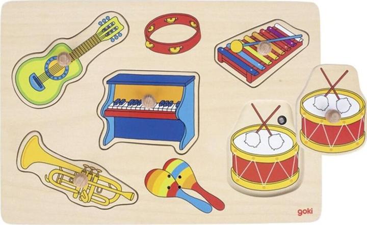 Produktbild Goki Bubble Puzzle Musikinstrumente mit Ton (Deutsch, Englisch, Französisch, Italienisch)