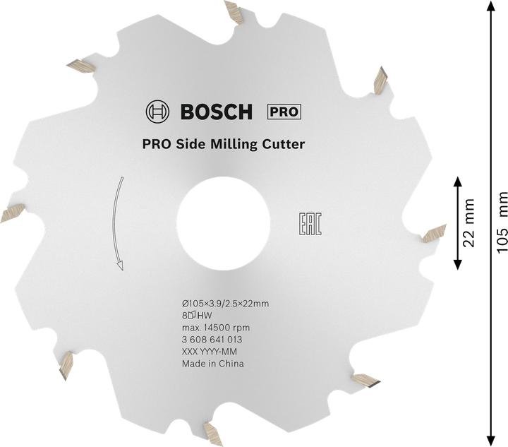 Produktbild Bosch Professional Zubehör Blattschneider, 8, 22 mm, 4 mm