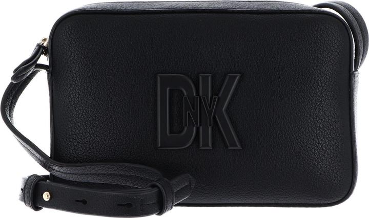 Actual product image DKNY Leather Shoulder Bag Shoulder Bag Milan 7th Ave Crossbody Bag BLK / Black Black