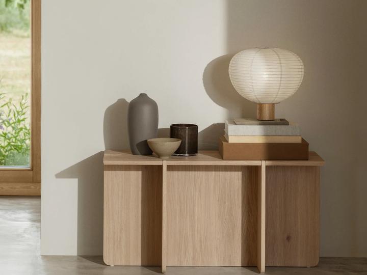 Image du produit Blomus KAMI Tischlampe S oak 31cm