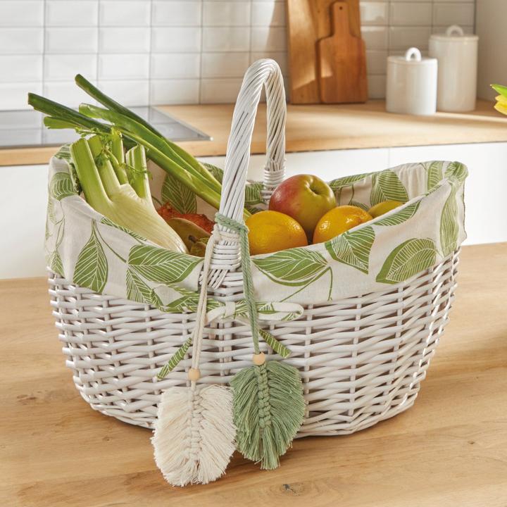 Produktbild Angela Bruderer Einkaufskorb «Blätter»