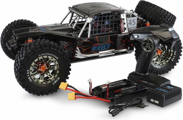 Actual product image Amewi AMXRACING RXB7 Electric Brushless Buggy 4WD 1:7 RTR Black (RTR Ready-to-Run)