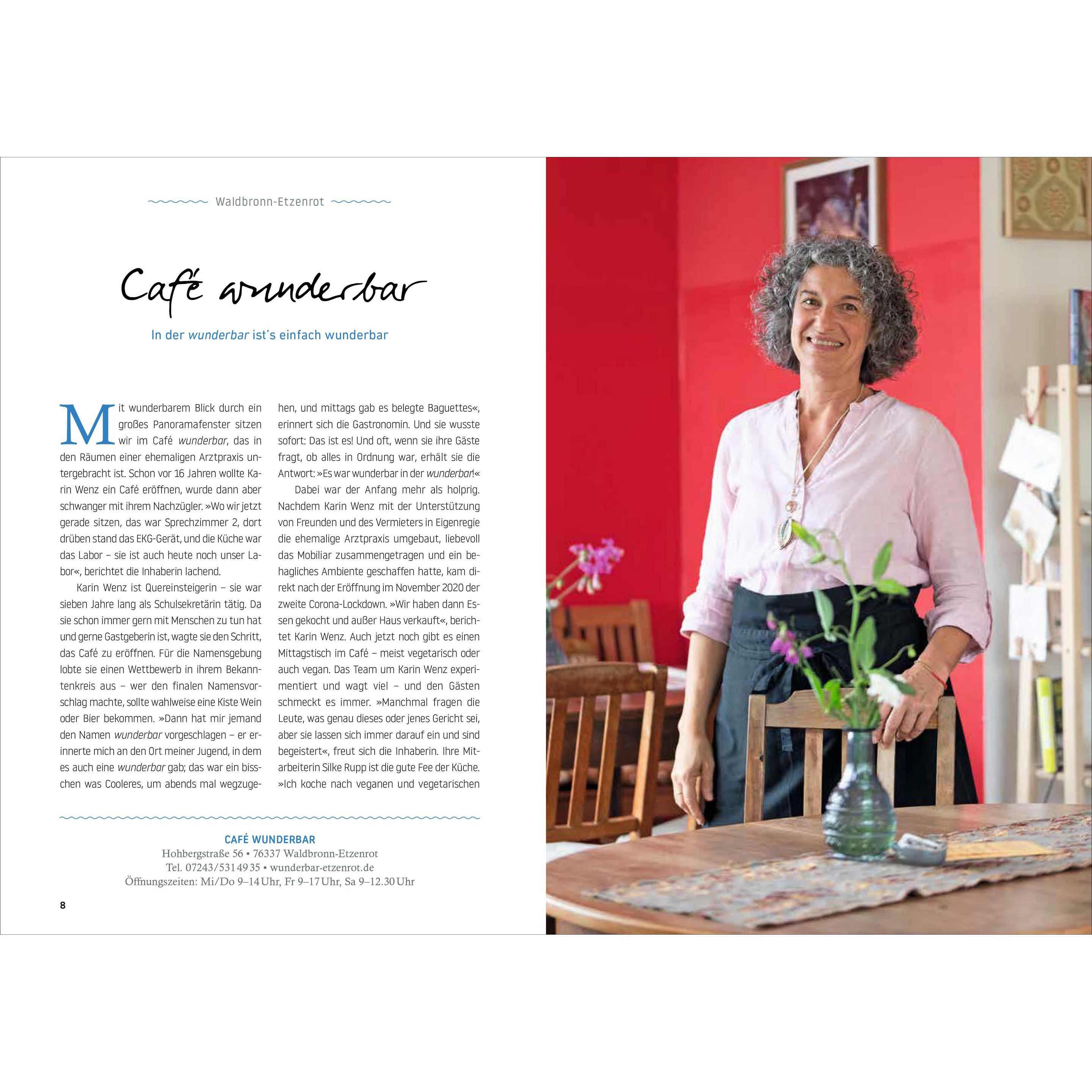 Thumbnail - Cafés und Ateliers Nördlicher Schwarzwald, Ratgeber von Marion Landwehr