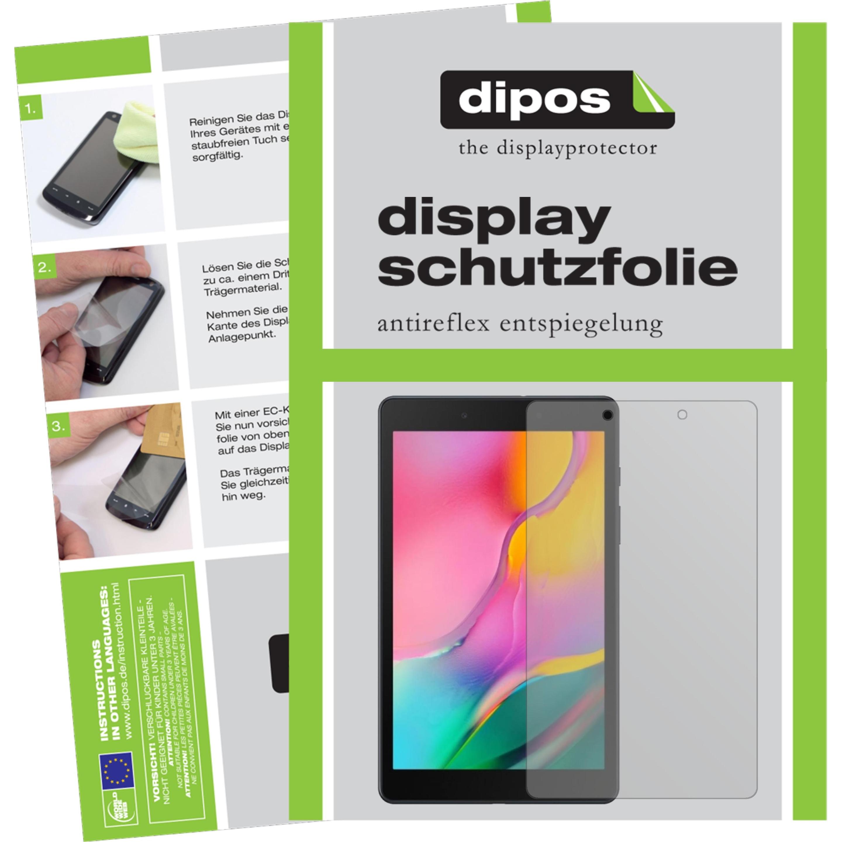 Dipos Displayschutzfolie Antireflex (2 Stück, Galaxy Tab A 8.0 (2019)), Tablet Schutzfolie