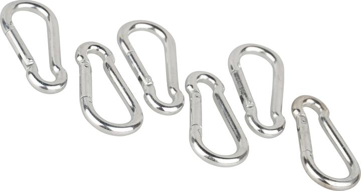 Produktbild Mamutec Verzinkt Feuerwehrkarabiner 40 mm 6 Stk.