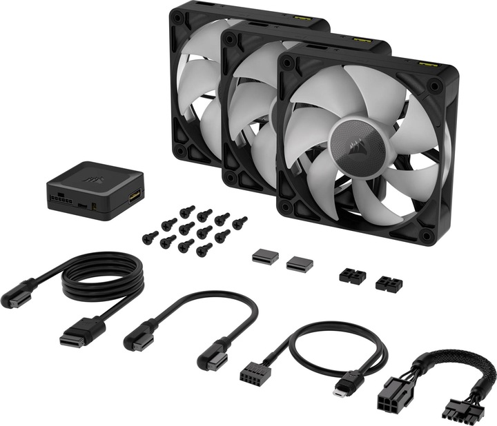 Actual product image Corsair iCUE LINK RX120 RGB (120 mm, 3 x)