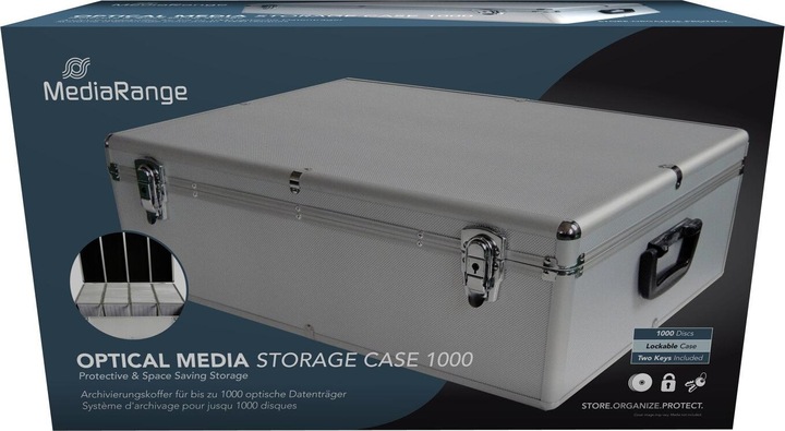 Actual product image MediaRange CD/DVD case 1000x sr