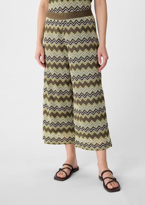 Actual product image Comma Hose Strick-Culotte mit Zick-Zack-Muster (42)
