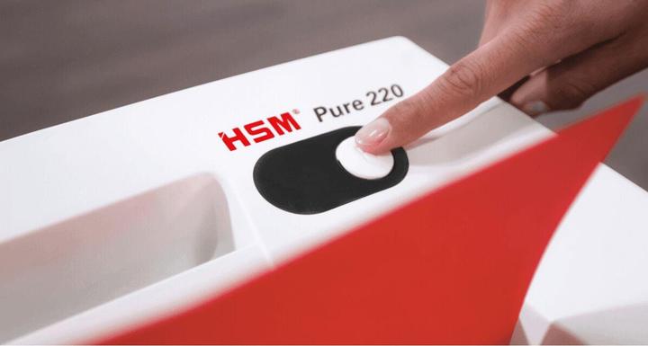Actual product image HSM Shredder Pure 2323111 white 220/4x25mm (Particle cut)