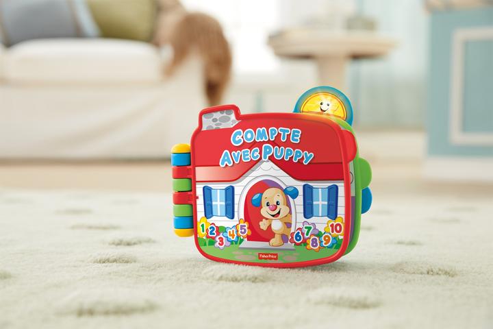 Image du produit Fisher-Price Lernspass Hündchens Zahlenbuch (FR) (livre de chiffres du chien) (Français)