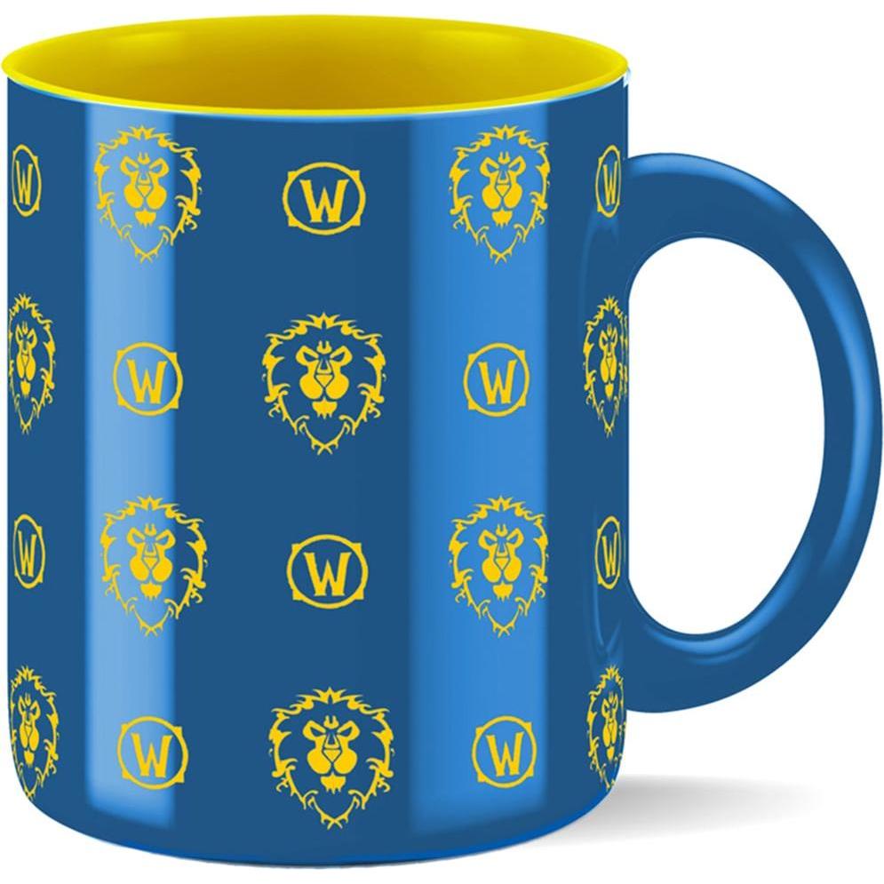 Blizzard Blizzrd - Mug World of Warcraft: Alliance with Gift Packaging, Tazza, Blu, Oro, Multicolore, Giallo