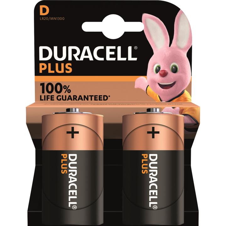 Produktbild Duracell Plus (2 Stk., D, 15000 mAh)