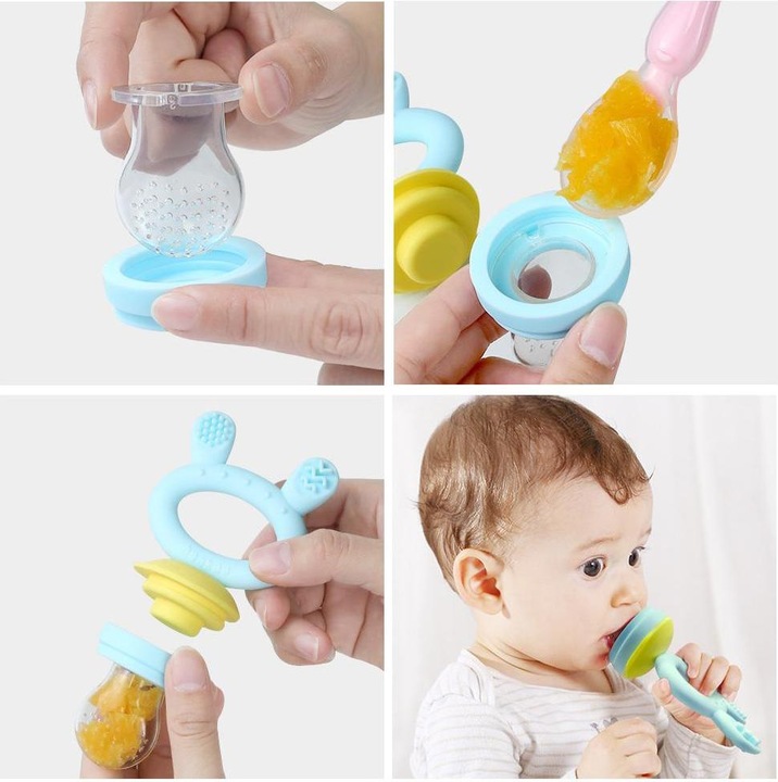 Immagine prodotto Haakaa Set di succhiatori di frutta e coperture per il congelatore