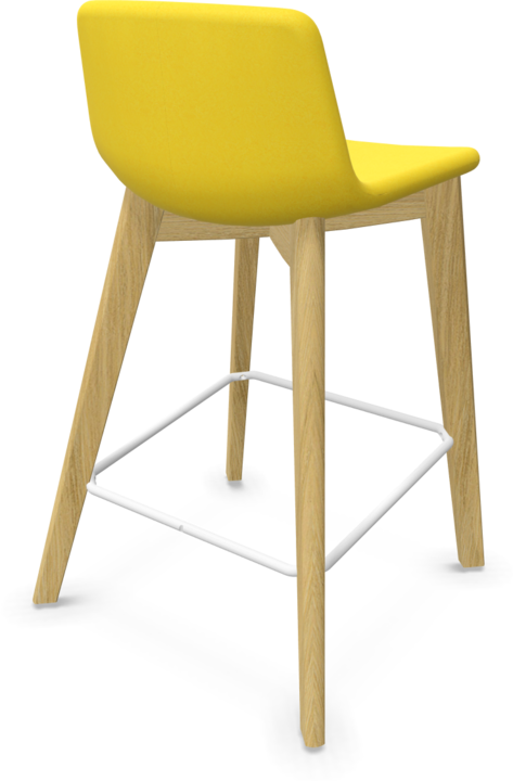 Yellow, White, Ash natural light grey stained