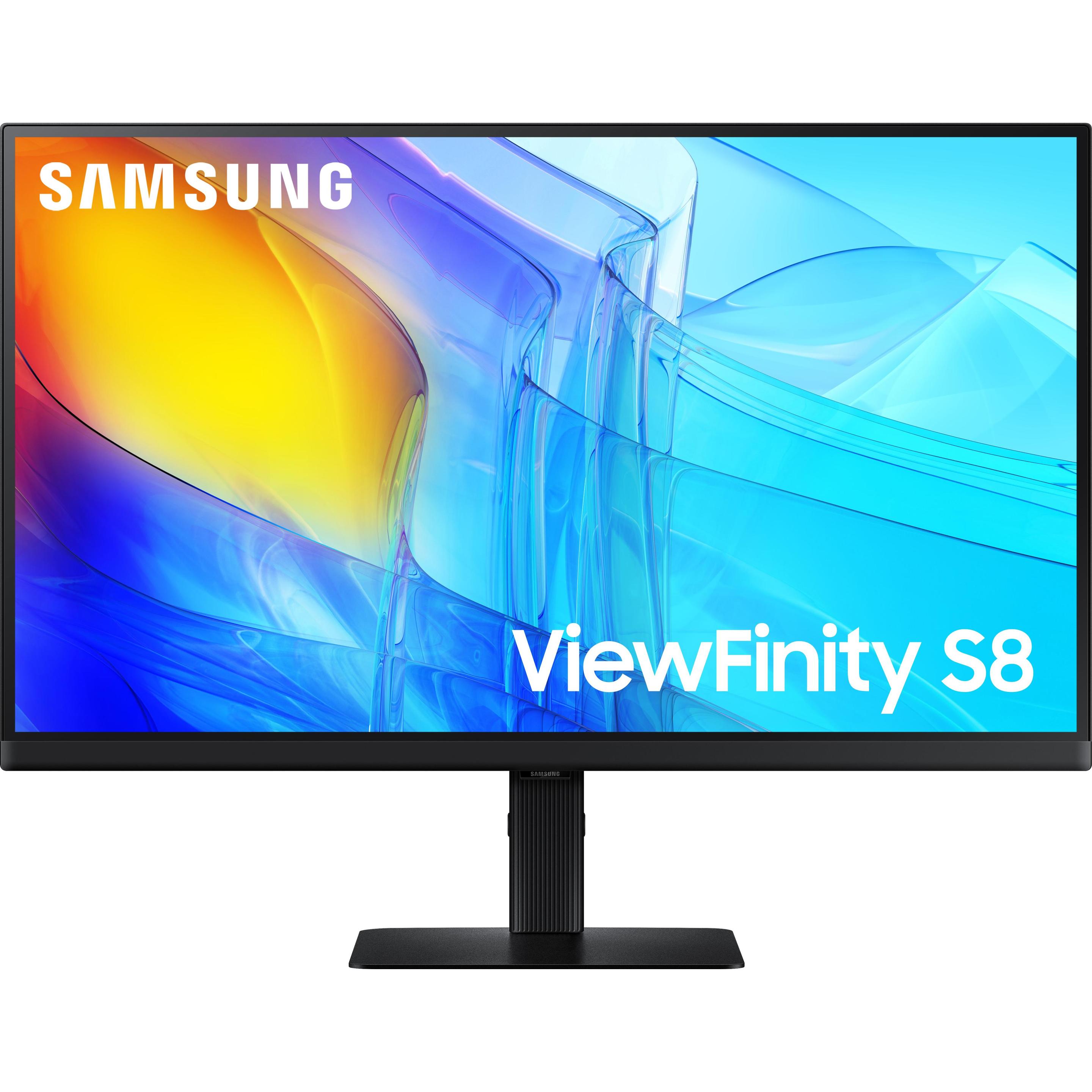 Samsung ViewFinity S8 - S80D (3840 x 2160 Pixel, 27"), Monitor, Schwarz