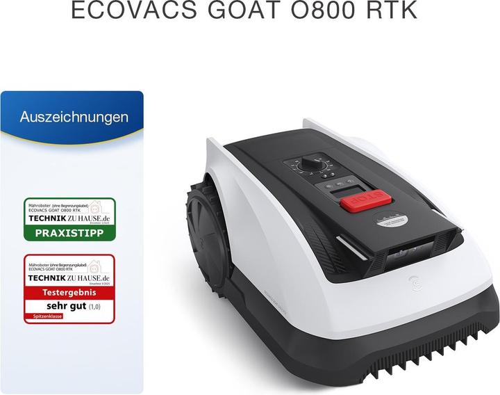 Immagine prodotto Ecovacs Goat O800 RTK (800 m², Senza filo di confine)
