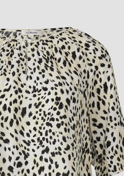 Immagine prodotto s.Oliver Bluse Strukturierte Bluse aus Viskosemix mit Raffung (36)