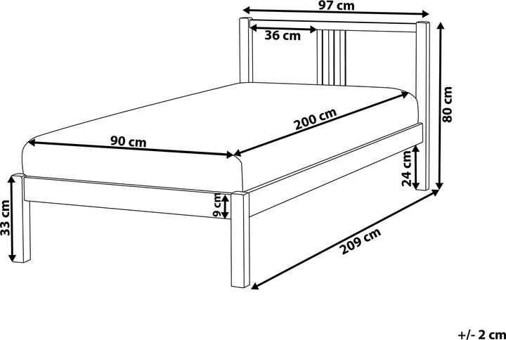 Immagine prodotto Beliani Vannes (90 x 200 cm)