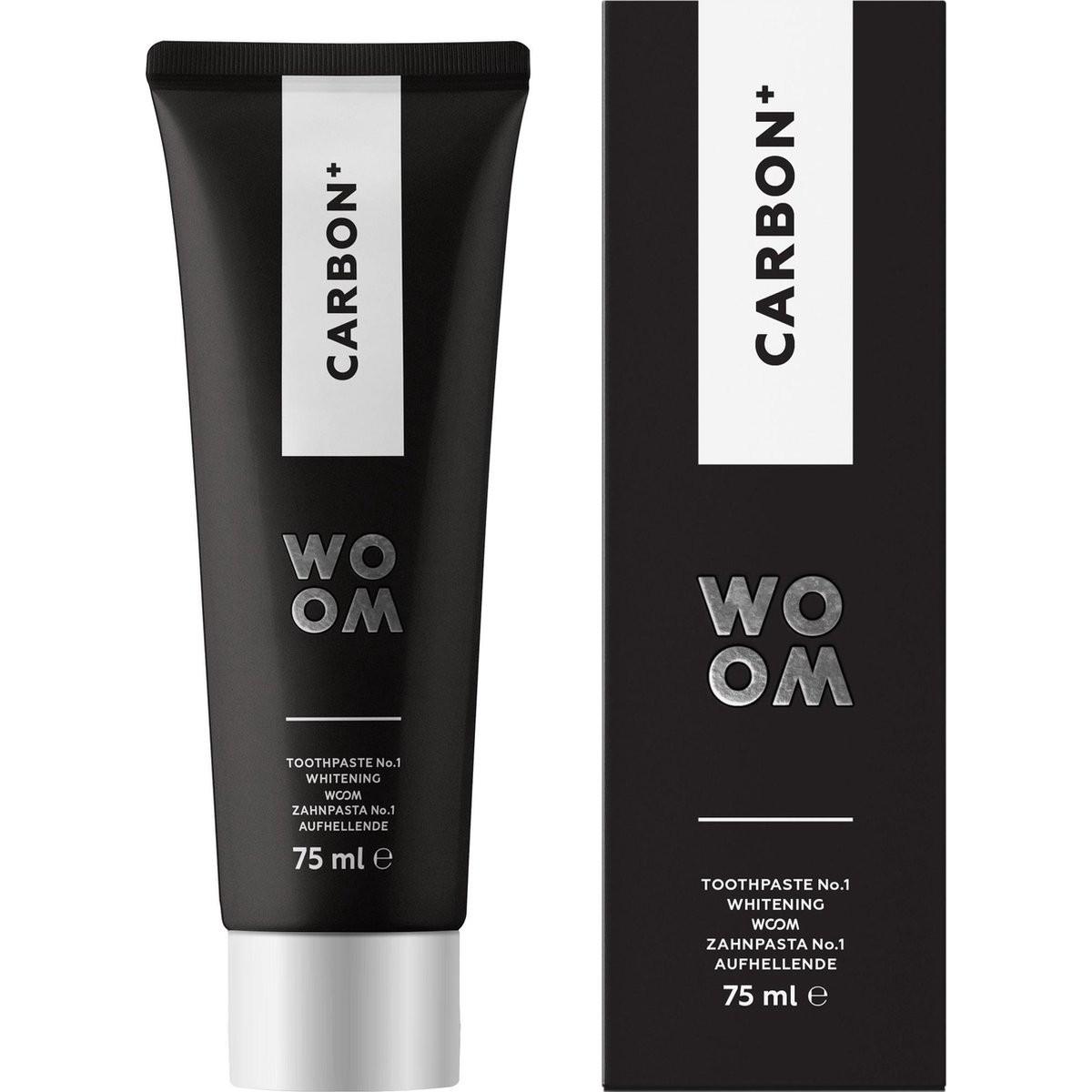 Woom Brand Carbon+ Toothpaste No.1 Whitening -ack Whitening Toothpaste (75 ml) (33135526)